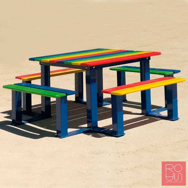 Taula de pícnic INFANTIL model Silaos versió parvulari